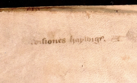 Ghent, Universiteitsbibliotheek, 941 (14th century), flyleaf