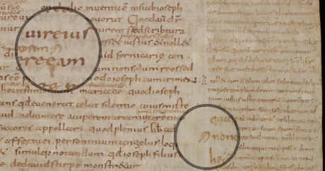 St Gall, Stiftsbibliothek, MS 4, fol. 170r (10th century)
