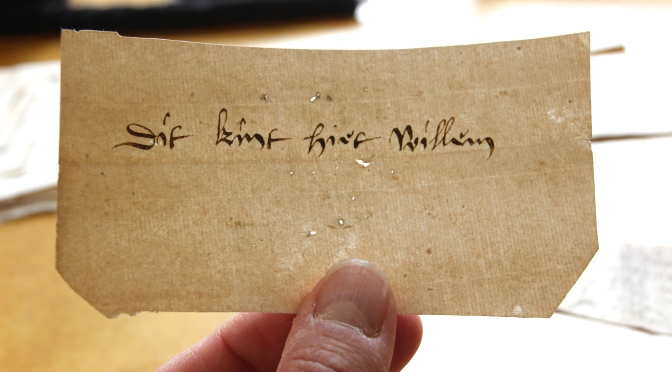 Rare Medieval Name Tags