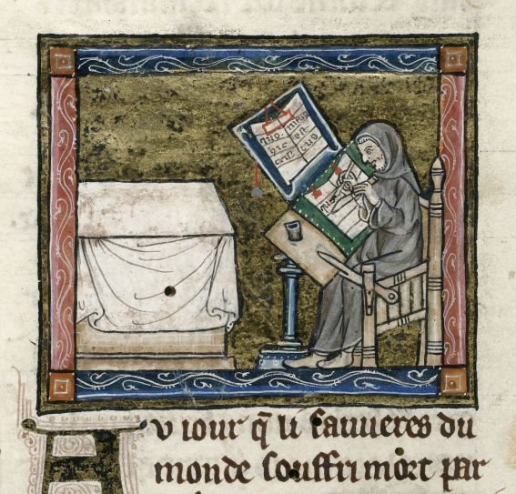 medieval scribe